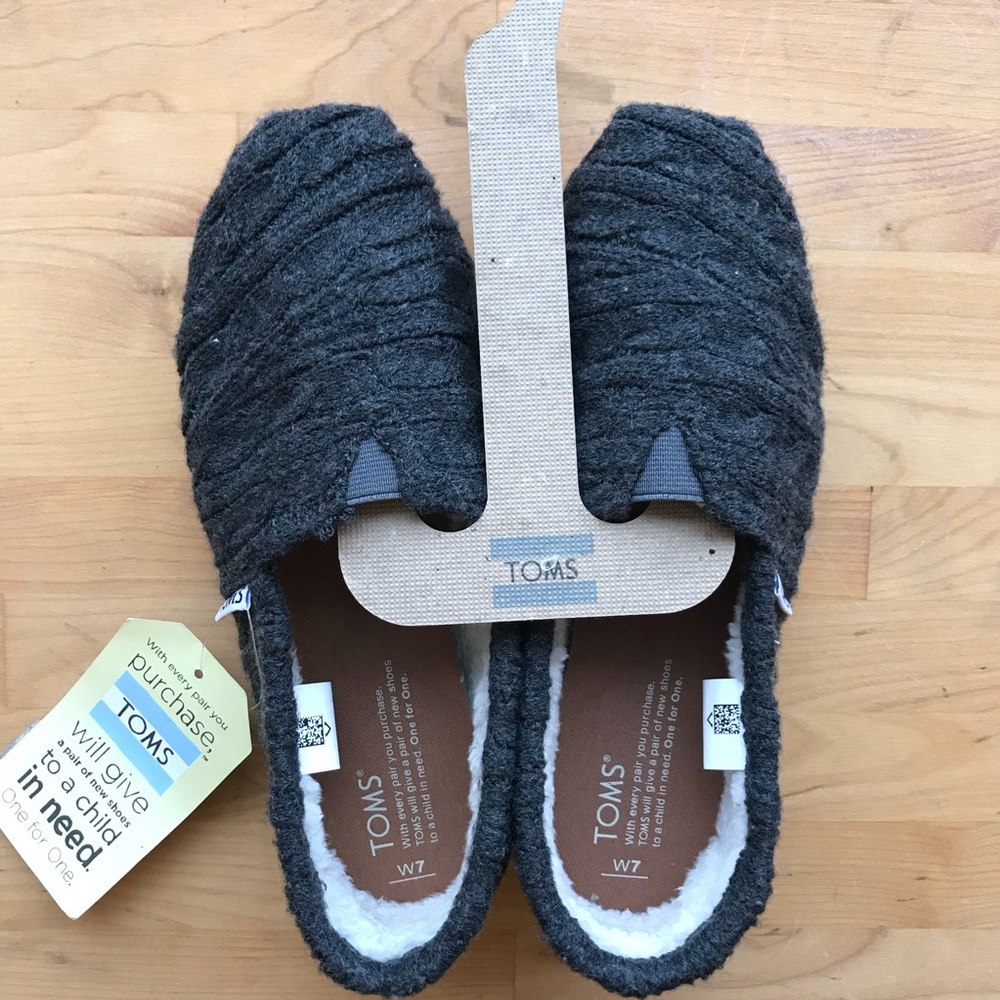 Toms Shearling Lined Slip On